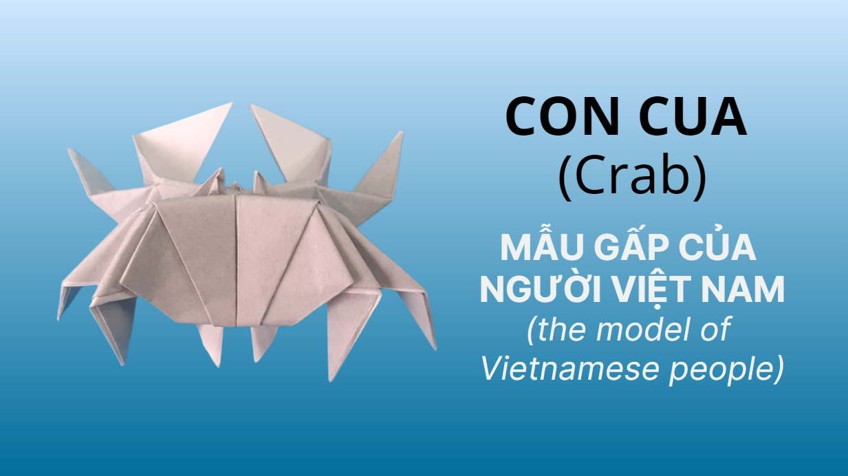 Video 43: Con cua - The Art of Paper Folding: Crab